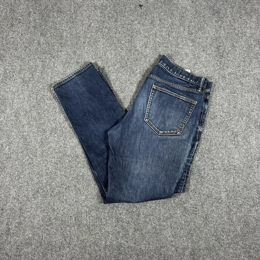 Banana Republic Slim Fit Jeans Men's 33x32 Stretch Black Denim Pants #3461